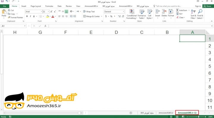 کاربرد گزینه انتقال یا کپی (Move or Copy) جهت کپی کردن (Copy) یک کاربرگ به یک کارپوشه دیگر در اکسل 2016 (Excel 2016)