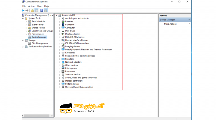 اصول کار با Device manager در سیستم عامل ویندوز 10 (Windows 10)