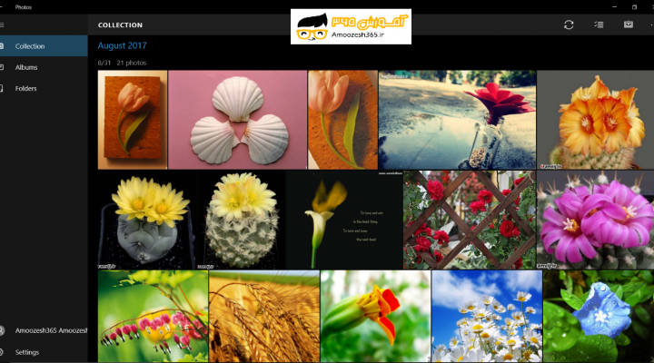 حرکت به کتابخانه تصاویر Navigate the pictures Library در سیستم عامل ویندوز 10 (Windows 10)