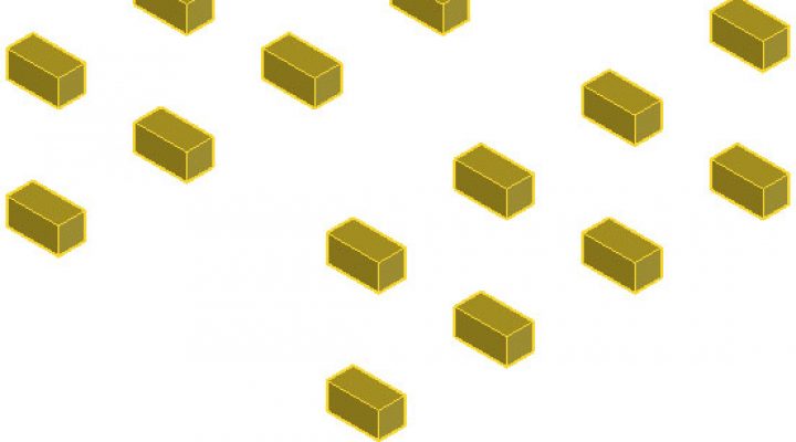 3D Array Rectangular در اتوکد سه بعدی 2019