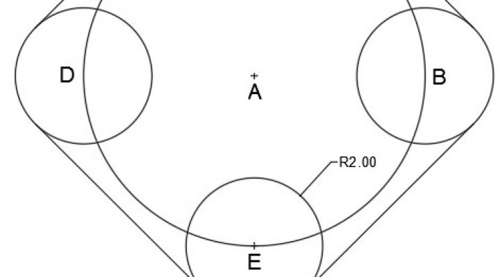گیره موضوعی Quadrant و Tangent در اتوکد دو بعدی 2019