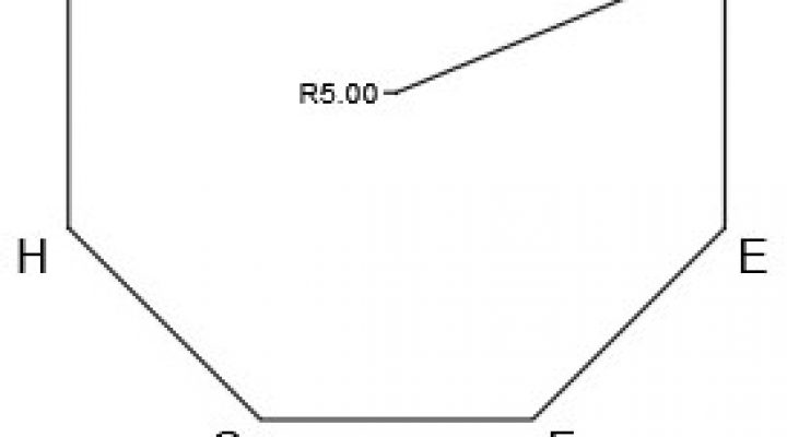 رسم 8 ضلعی محاطی Polygon