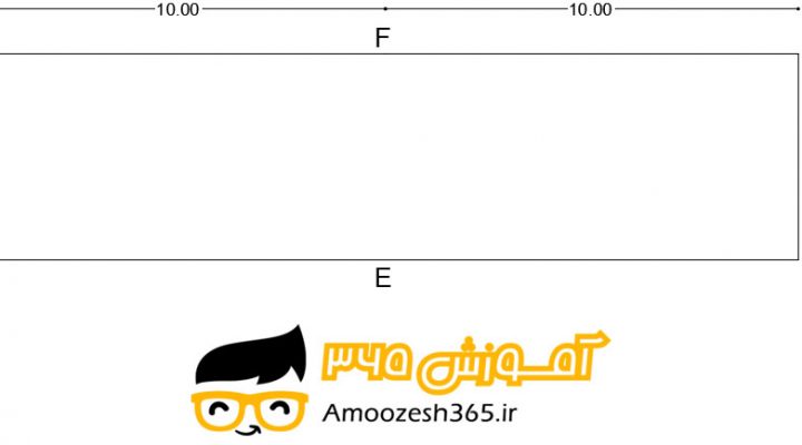 Stretch کشیدن مستطیل در اتوکد دو بعدی 2019