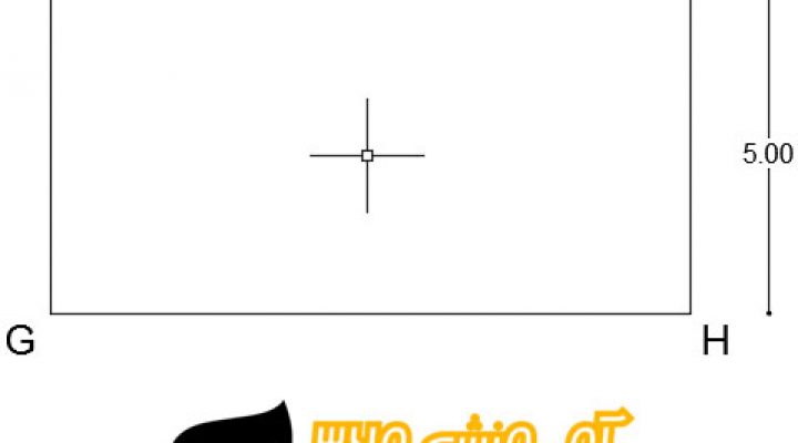 Chamfer Polyline در اتوکد دو بعدی 2019