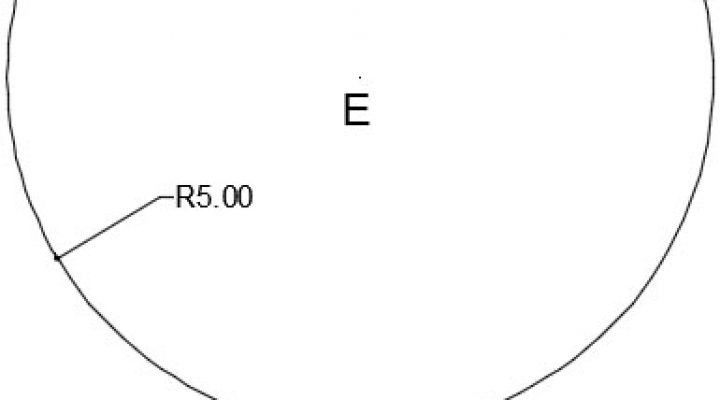 Inquiry Radius در اتوکد دو بعدی 2019