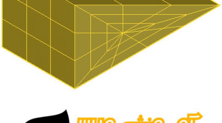 Wedge Mesh در اتوکد سه بعدی 2019