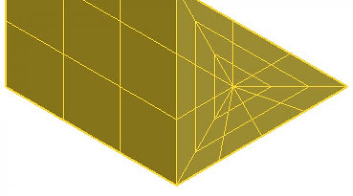 Wedge Cube Mesh در اتوکد سه بعدی 2019