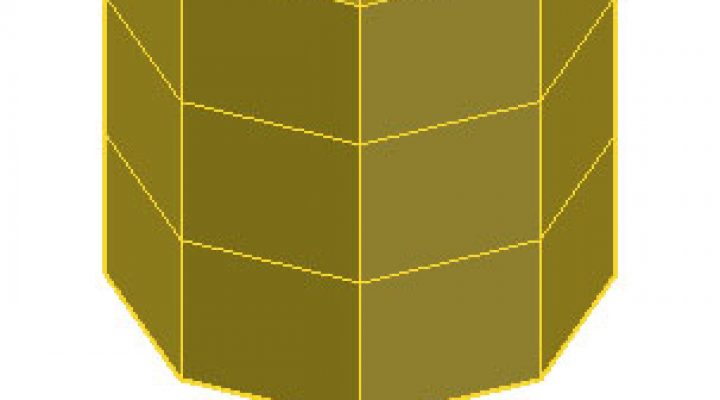 Cylinder Mesh در اتوکد سه بعدی 2019