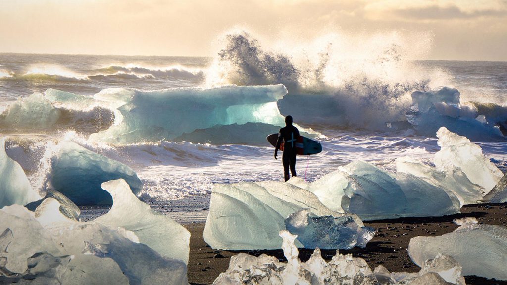 سخنرانی تد : لذت موج سواری در آب یخ