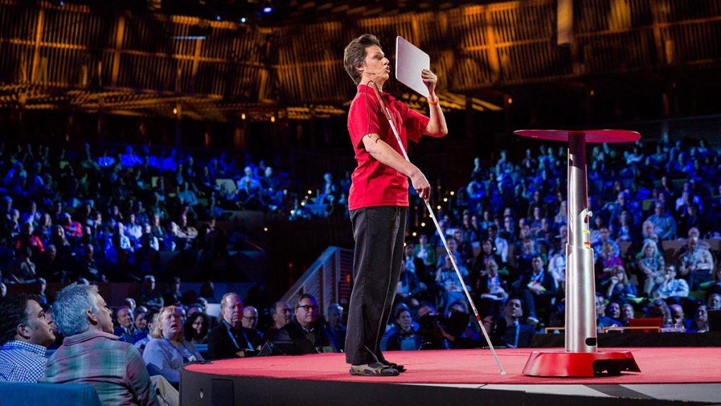 سخنرانی تد : چگونه من با استفاده از سونار در جهان حرکت می کنم