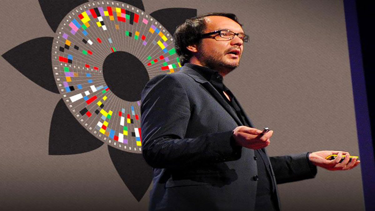 سخنرانی تد : دیوید مک کندلس :زیباییِ به تصویر کشیدن داده ها