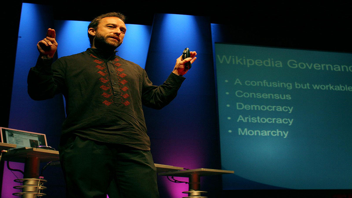 سخنرانی تد : جیمی ویلز درباره تولد ویکی‌پدیا