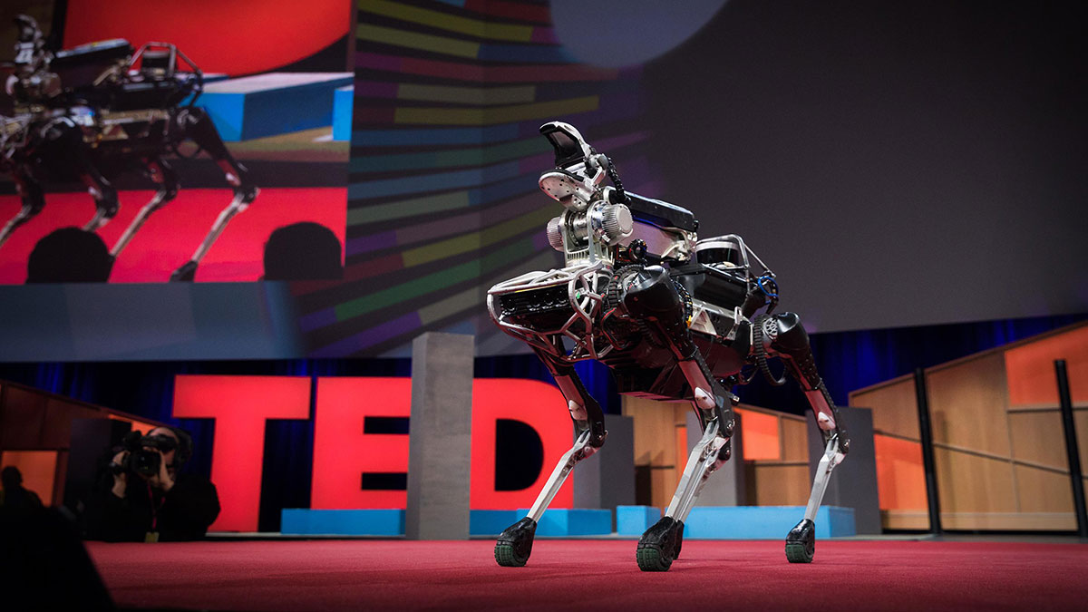 سخنرانی تد : با اسپات آشنا شوید، رباتی که می‌تواند بدود، لی لی کند و درها را باز کند.