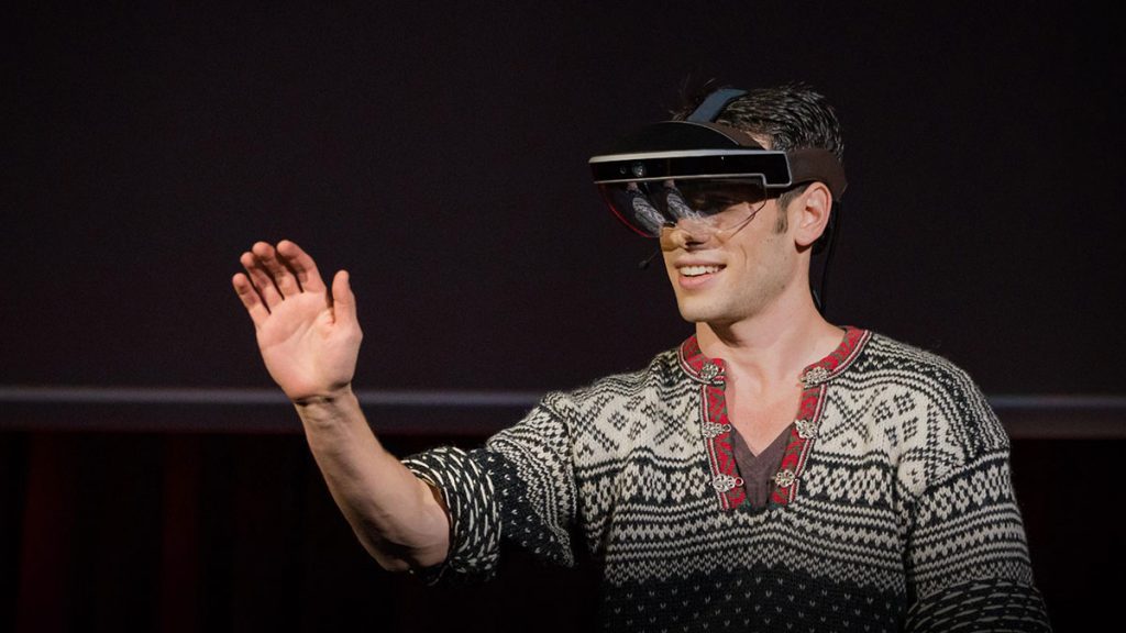 سخنرانی تد : چشم اندازی از آینده عینک های واقعیت افزوده
