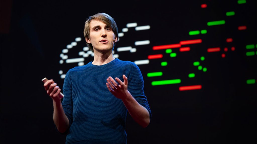 سخنرانی تد : چطور هوش مصنوعی می‌تواند آهنگی شخصی برای زندگی‌ شما بسازد