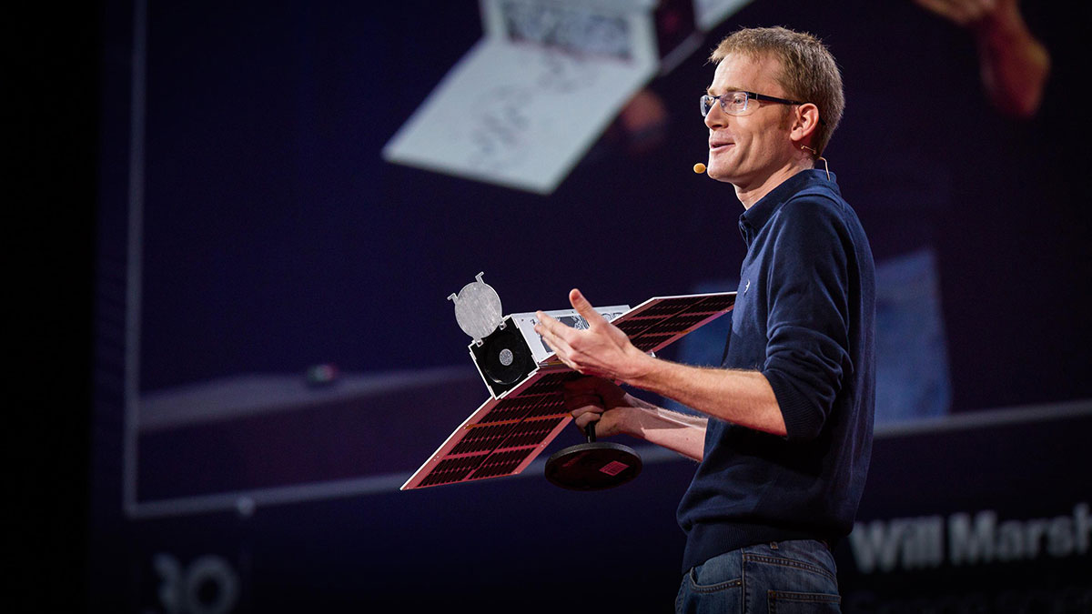 سخنرانی تد : ماهواره های کوچکی که تغییرات زمین را بصورت تقریبا همزمان نشان میدهند